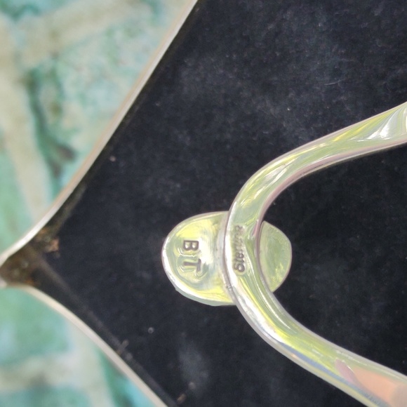 Sterling silver carnelian necklace 16" - Picture 6 of 7